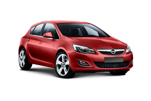 Opel Astra Хэтчбек red